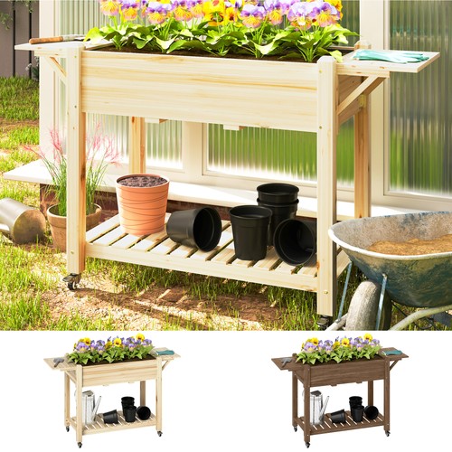 Wooden raised bed planter - bed, with