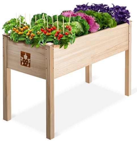 Raised garden bed elevated - -,