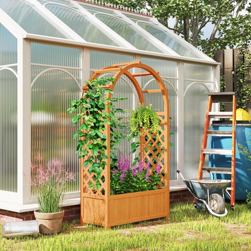 Wooden raised garden - wooden,