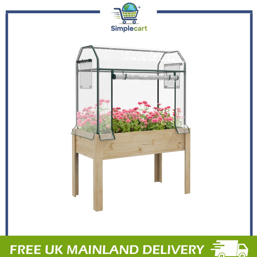 Wooden raised planter garden - wooden,