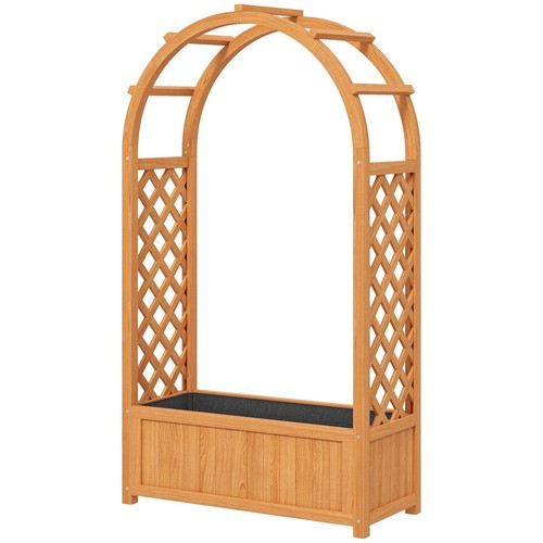 Outsunny wooden raised garden - wooden,
