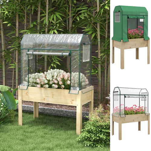 Wooden raised garden bed - wooden,