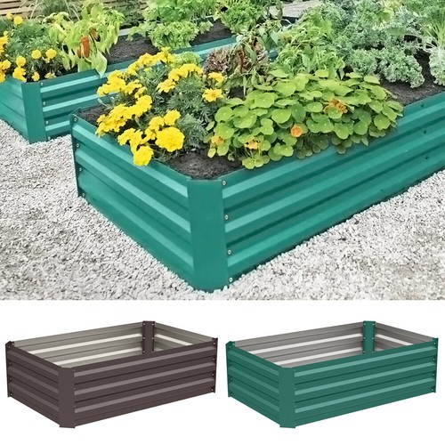 Raised steel vegetable garden - vegetable,